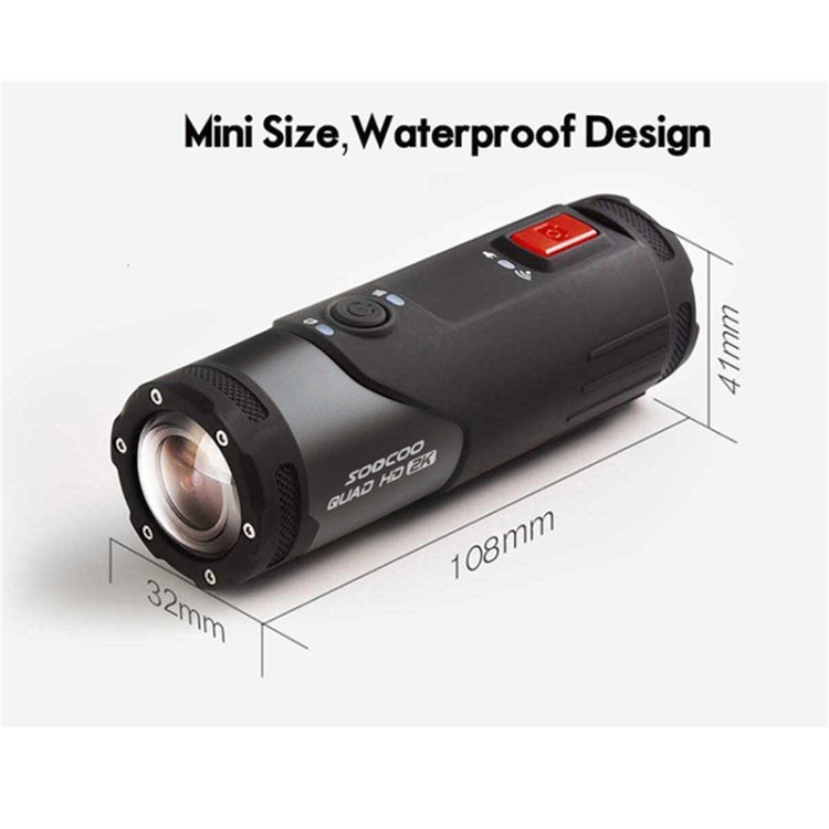 SOOCOO S20+ 2K HD WiFi Waterproof Anti-shake Sports Camera - DJI & GoPro Accessories by SOOCOO | Online Shopping UK | buy2fix