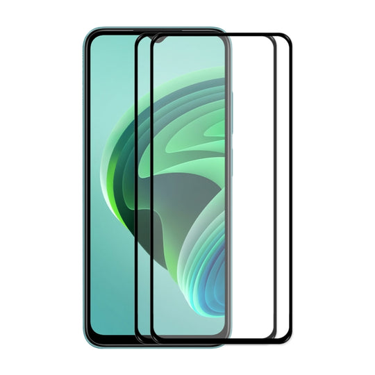 2 PCS For Xiaomi Redmi Note 11E ENKAY Full Glue 0.26mm 9H 2.5D Tempered Glass Full Film