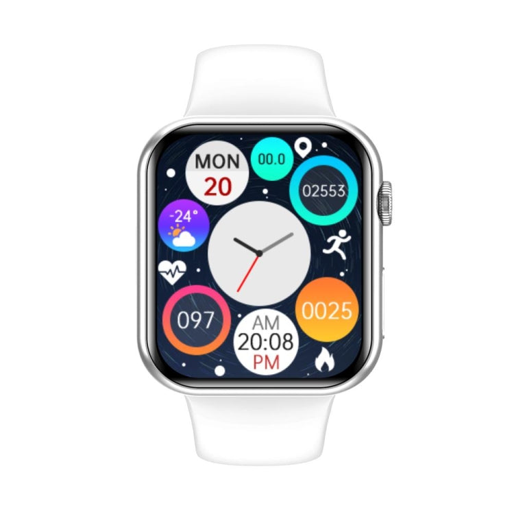 LY008 Max 1.9 inch Silicone Watchband Color Screen Smart Watch(White) - Smart Wear by buy2fix | Online Shopping UK | buy2fix