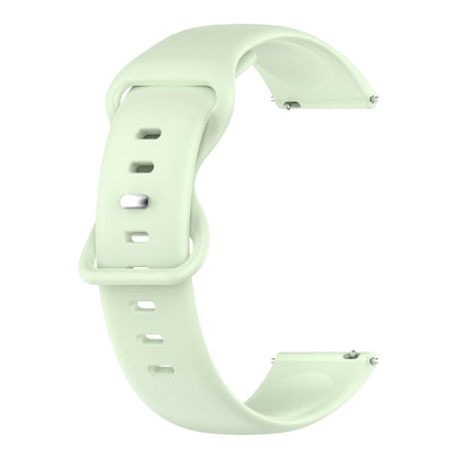 For Amazfit GTS 20mm Solid Color Silicone Watch Band(Green) by buy2fix