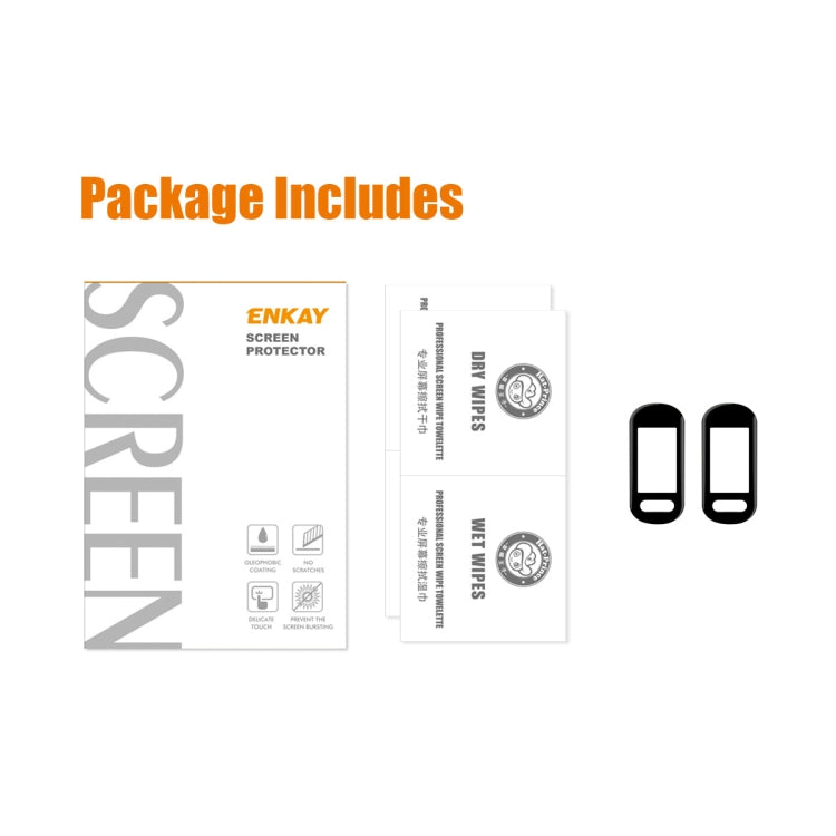 2 PCS For Garmin Smart 5 ENKAY 3D Full Coverage Soft PC Edge + PMMA HD Screen Watch Film by ENKAY
