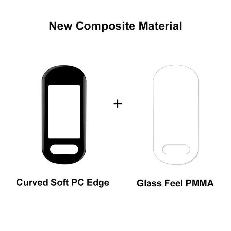 2 PCS For Garmin Smart 5 ENKAY 3D Full Coverage Soft PC Edge + PMMA HD Screen Watch Film by ENKAY