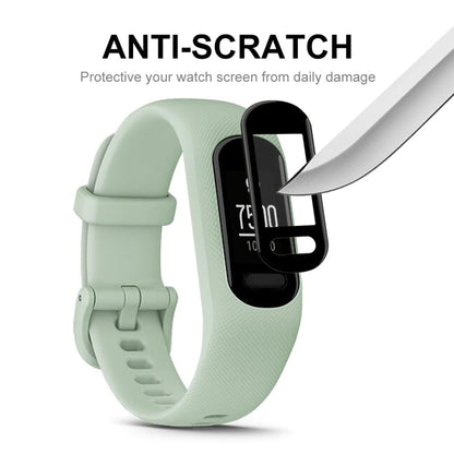 2 PCS For Garmin Smart 5 ENKAY 3D Full Coverage Soft PC Edge + PMMA HD Screen Watch Film by ENKAY