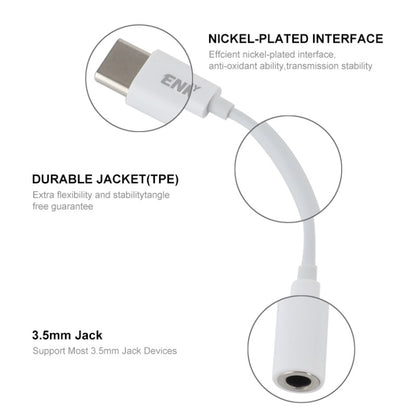 ENKAY USB-C / Type-C to 3.5mm Aux Adapter Digital Decoding Audio Cable -  by ENKAY | Online Shopping UK | buy2fix