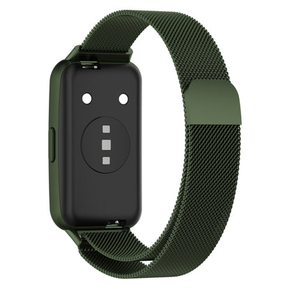 For Huawei Band 7 Milan Magnetic Watch Band(Green) by buy2fix