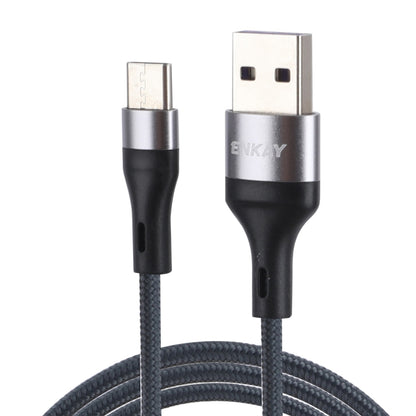 ENKAY ENK-CB119 1m USB 3.0 to USB-C / Type-C 5A Super Fast Charging Sync Data Cable(Grey) -  by ENKAY | Online Shopping UK | buy2fix