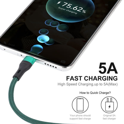 ENKAY ENK-CB119 1m USB 3.0 to USB-C / Type-C 5A Super Fast Charging Sync Data Cable(Green) -  by ENKAY | Online Shopping UK | buy2fix
