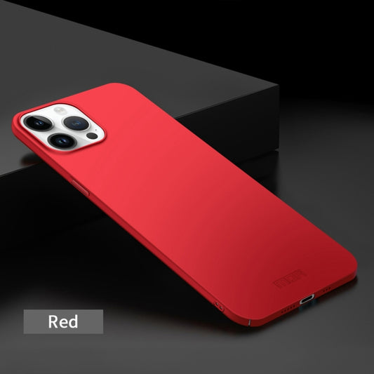 For iPhone 14 Pro MOFI Frosted PC Ultra-thin Hard Case (Red) by MOFI