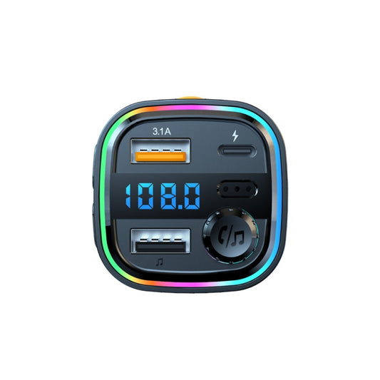 C26 Car Bluetooth Transmitter Handsfree Audio Player Dual USB Car Charger by buy2fix