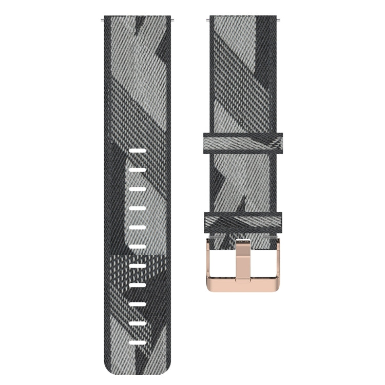 For Huawei Watch GT3 Pro 46mm 22mm Nylon Woven Watch Band(Grey) by buy2fix