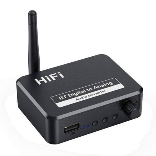 Récepteur de musique Bluetooth 5.2 B35S, convertisseur numérique-analogique, prend en charge la Fiber coaxiale du disque U