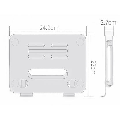 BONERUY P43P Folding Double-layer Aluminum Alloy Notebook Tablet Stand - Computer & Networking by BONERUY | Online Shopping UK | buy2fix