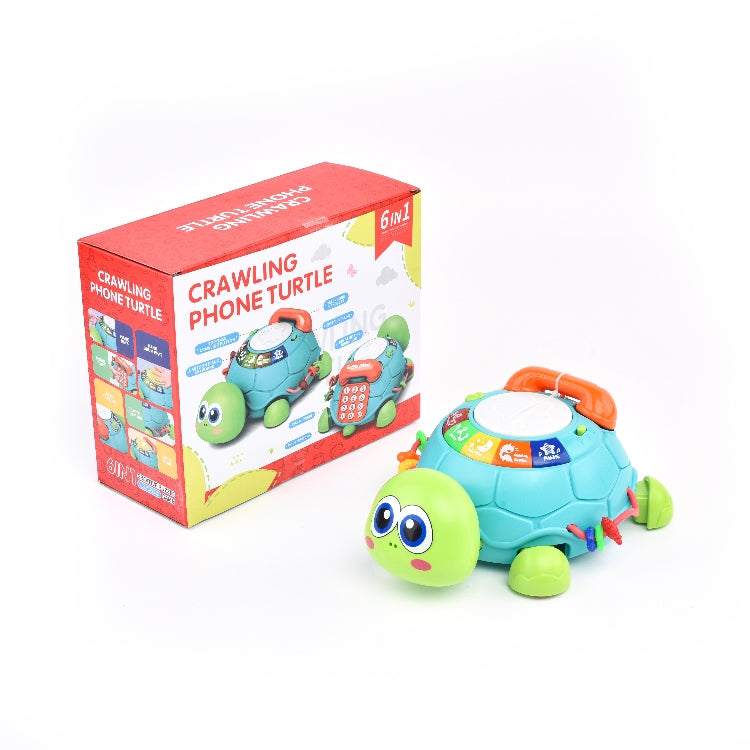 MoFun 2033A 6 in 1 Electric Crawling Induction Enlightenment Multifunctional Early Education Turtle - Learning & Machines by MoFun | Online Shopping UK | buy2fix