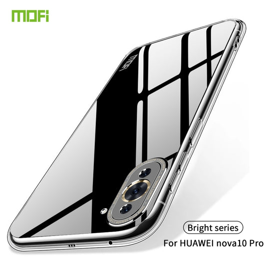 For Huawei Nova 10 Pro MOFI Ming Series Ultra-thin TPU Phone Case(Transparent) by MOFI