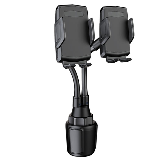 A080 + X908 support de téléphone portable Double tasse de voiture support de berceau réglable
