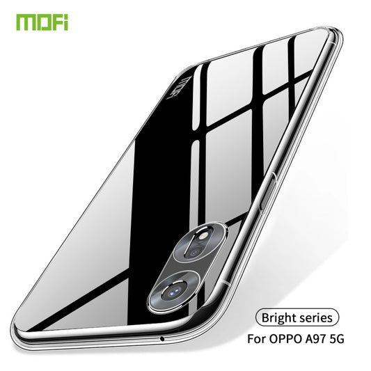 For OPPO A97 5G MOFI Ming Series Ultra-thin TPU Phone Case(Transparent) by MOFI