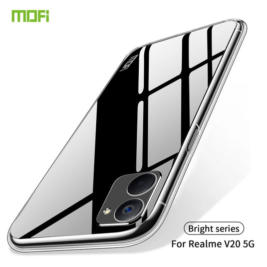For Realme V20 5G MOFI Ming Series Ultra-thin TPU Phone Case(Transparent) by MOFI