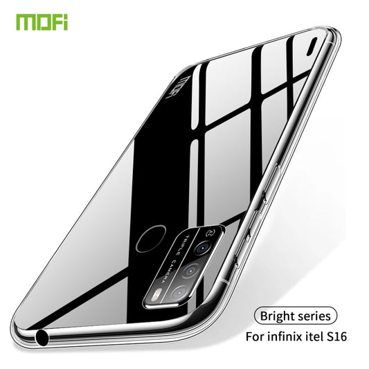For Infinix itel S16 / Vision1 pro MOFI Ming Series Ultra-thin TPU Phone Case(Transparent) by MOFI