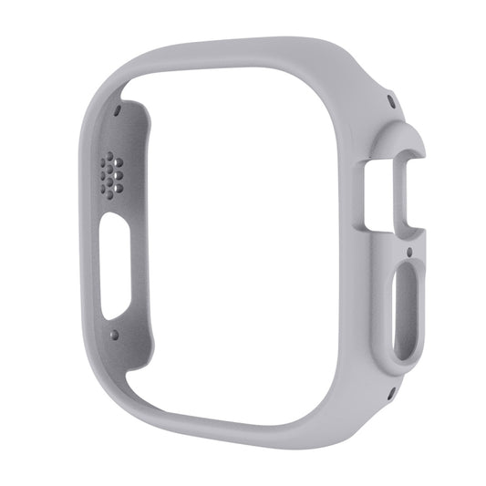 For Apple Watch Ultra 3 / 2 / 1 49mm ENKAY 2 in 1 PC Case + Full Coverage 9H Tempered Glass Film(Grey) by ENKAY