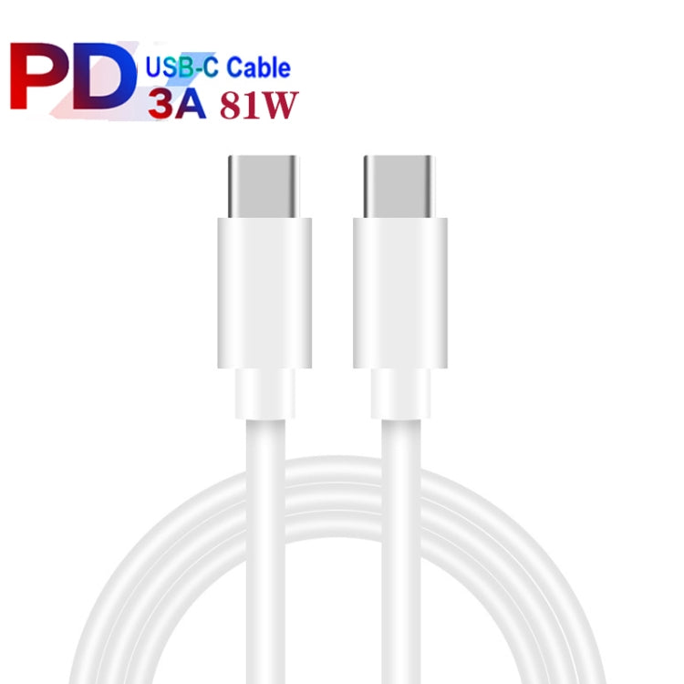 65W Dual PD Type-C + 3 x USB Multi Port Charger with 3A Type-C to Type-C Data Cable, US Plug(White) - Mobile Accessories by buy2fix | Online Shopping UK | buy2fix