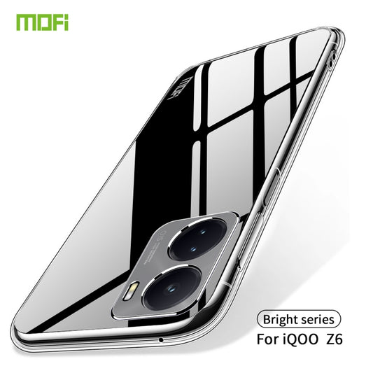 For vivo iQOO Z6 MOFI Ming Series Ultra-thin TPU Phone Case(Transparent) by MOFI