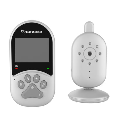 660 2.4 inch LCD Screen Baby Monitor, Two Way Talk, Sound Temperature Alarm Wireless Lullaby Music Play - Security by buy2fix | Online Shopping UK | buy2fix