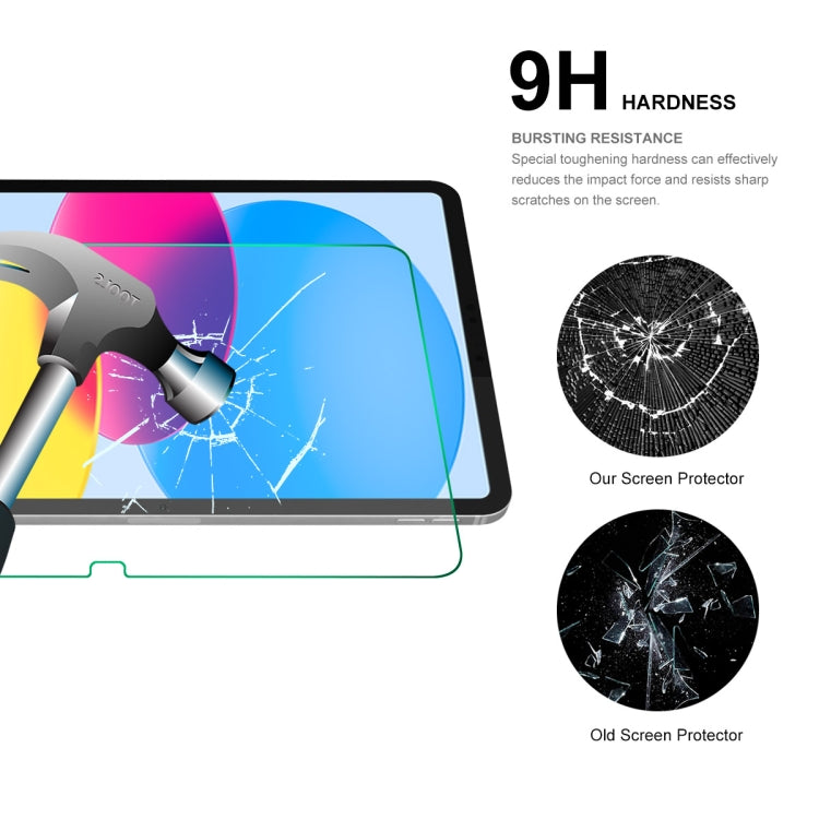 For iPad 10th Gen 10.9 2022 2pcs ENKAY 0.33mm Explosion-proof Anti-Scratch Tempered Glass Film - iPad 10th Gen 10.9 Tempered Glass by ENKAY | Online Shopping UK | buy2fix