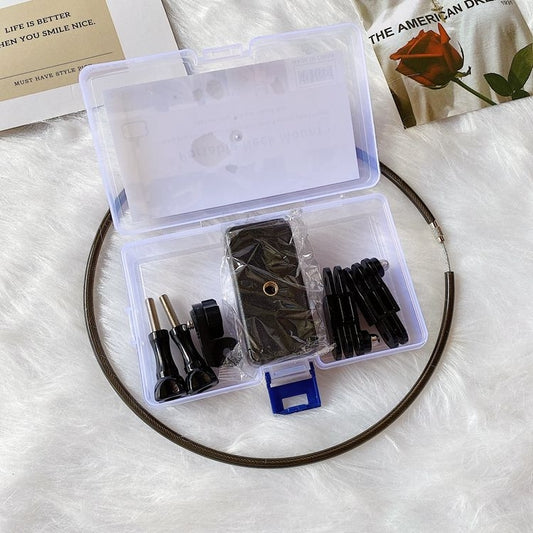 Standard Collar Lazy Adjustable Neck Bracket for GoPro Action Camera Smartphones by buy2fix