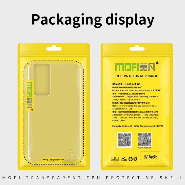 For Motorola Moto X30 Pro MOFI Ming Series Ultra-thin TPU Phone Case(Transparent) - Mobile Accessories by MOFI | Online Shopping UK | buy2fix