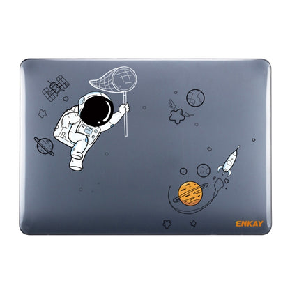 For MacBook Pro 13.3 A1706/A1989/A2159 ENKAY Hat-Prince 3 in 1 Spaceman Pattern Laotop Protective Crystal Case with TPU Keyboard Film / Anti-dust Plugs, Version:EU(Spaceman No.2) - MacBook Pro Cases by ENKAY | Online Shopping UK | buy2fix