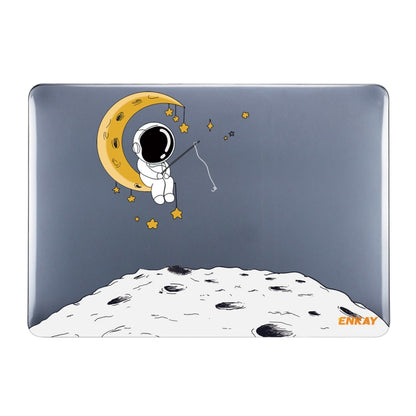 For MacBook Pro 13.3 A1706/A1989/A2159 ENKAY Hat-Prince 3 in 1 Spaceman Pattern Laotop Protective Crystal Case with TPU Keyboard Film / Anti-dust Plugs, Version:EU(Spaceman No.3) - MacBook Pro Cases by ENKAY | Online Shopping UK | buy2fix