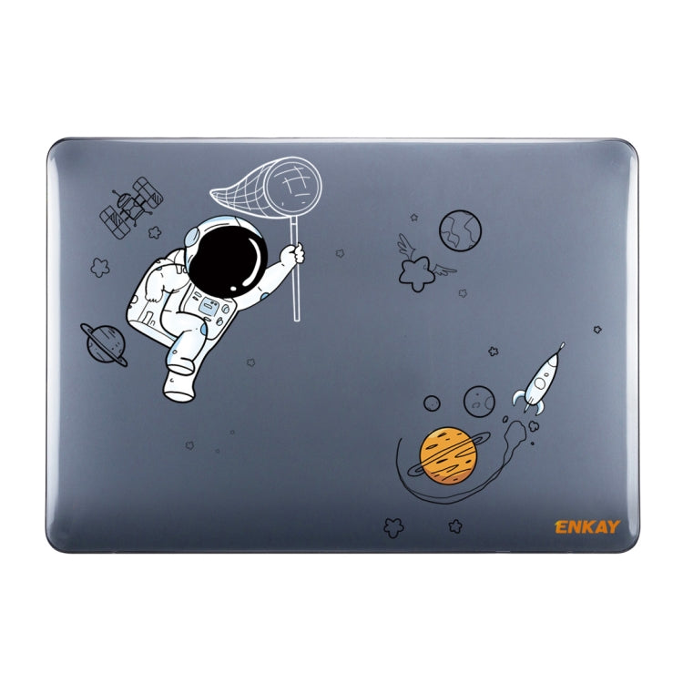 For MacBook Air 13.3 2020 A2179/A2337 ENKAY Hat-Prince 3 in 1 Spaceman Pattern Laotop Protective Crystal Case with TPU Keyboard Film / Anti-dust Plugs, Version:EU(Spaceman No.2) - MacBook Air Cases by ENKAY | Online Shopping UK | buy2fix