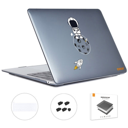 For MacBook Pro 16.1 A2141 ENKAY Hat-Prince 3 in 1 Spaceman Pattern Laotop Protective Crystal Case with TPU Keyboard Film / Anti-dust Plugs, Version:EU(Spaceman No.4) - MacBook Pro Cases by ENKAY | Online Shopping UK | buy2fix