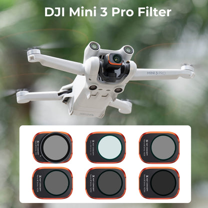 For DJI Mini 3 Pro K&F Concept SKU.1946 6 in 1 UV+CPL+ND8+ND16+ND32+ND64 HD Filter Set - DJI & GoPro Accessories by K&F | Online Shopping UK | buy2fix