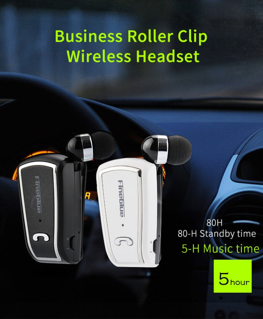 Fineblue F-V3 Bluetooth 4.1 Wireless Stereo Bluetooth In-Ear Earphone Mini Headset White by Fineblue