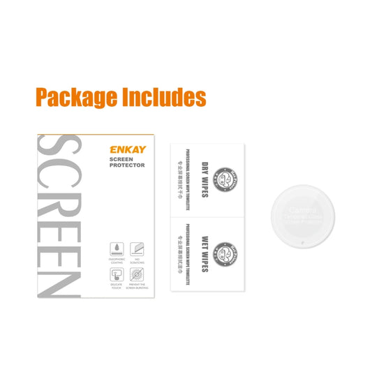 For Honor Magic5 Lite / X9A ENKAY Hat-Prince 0.2mm 9H Rear Camera Lens Tempered Glass Film by ENKAY