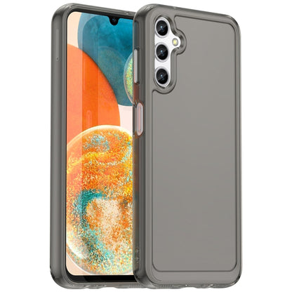 For Samsung Galaxy A14 5G Candy Series TPU Phone Case(Transparent Grey) by buy2fix