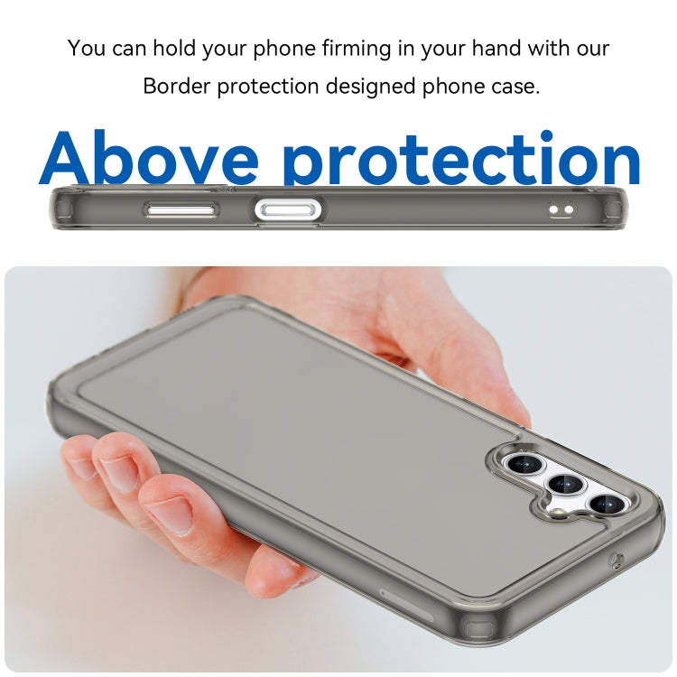 For Samsung Galaxy A14 5G Candy Series TPU Phone Case(Transparent Grey) by buy2fix