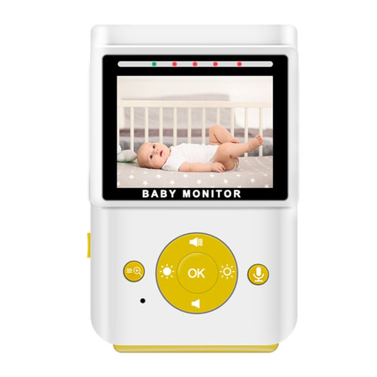 855P 2.4 inch Home Wireless Yellow Baby Monitor with Baby Surveillance Camera(US Plug) by buy2fix