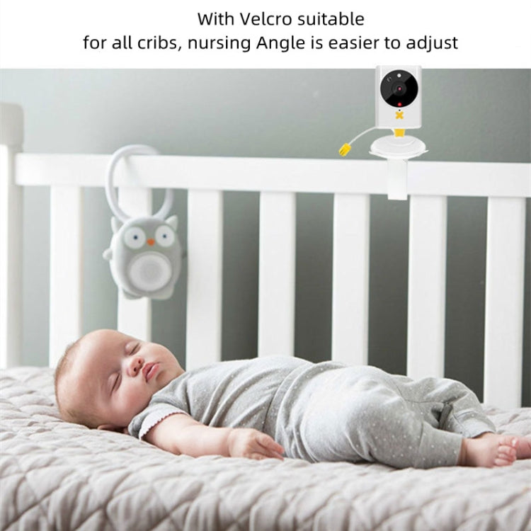 855P 2.4 inch Home Wireless Yellow Baby Monitor with Baby Surveillance Camera(UK Plug) - Security by buy2fix | Online Shopping UK | buy2fix