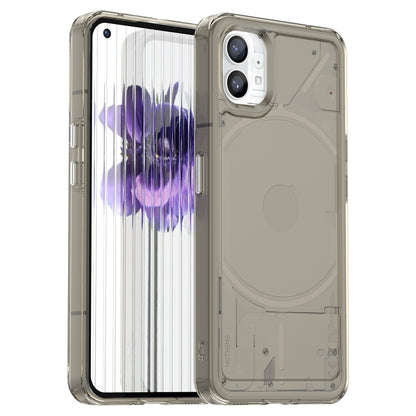 For Nothing Phone 1 Candy Series TPU Phone Case(Transparent Grey) - More Brand by buy2fix | Online Shopping UK | buy2fix