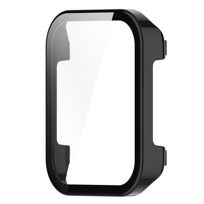 For Realme Watch 3 Pro PC+ Toughened Film Integrated Protective Case(Black) by buy2fix