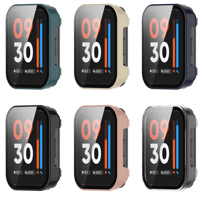 For Realme Watch 3 Pro PC+ Toughened Film Integrated Protective Case(Black) by buy2fix