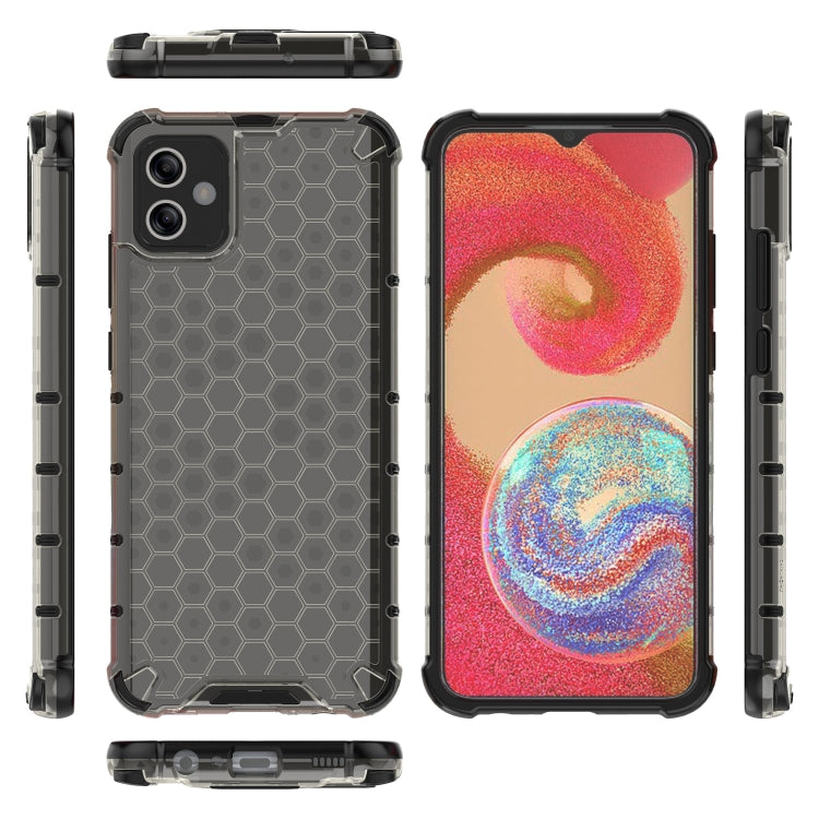 For Samsung Galaxy A04e 4G Honeycomb Phone Case(Black) - Galaxy Phone Cases by buy2fix | Online Shopping UK | buy2fix