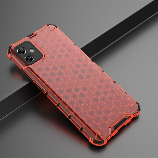 For Samsung Galaxy A04e 4G Honeycomb Phone Case(Red) by buy2fix