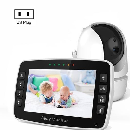 SM43A 4.3inch Color Display Night Vision Smart Zoom Baby Monitor Camera(EU Plug) by buy2fix