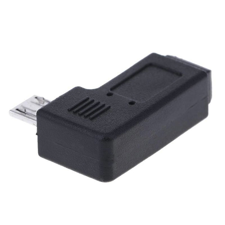 90 Degree Mini USB Female to Micro USB Male Adapter -  by buy2fix | Online Shopping UK | buy2fix