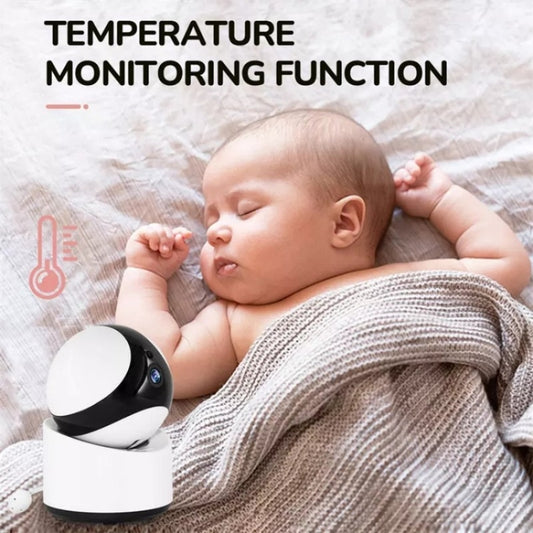 DY55A Built-in Lullabies Video Babyphone 5 inch Screen Digital Wireless Baby Monitor Camera(EU Plug) by buy2fix