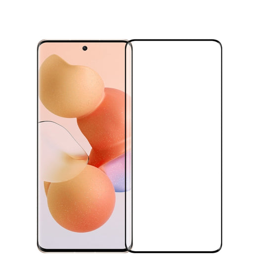 For OPPO Reno9 / Reno9 Pro / Reno9 Pro+ PINWUYO 9H 3D Hot Bending Tempered Glass Film(Black)