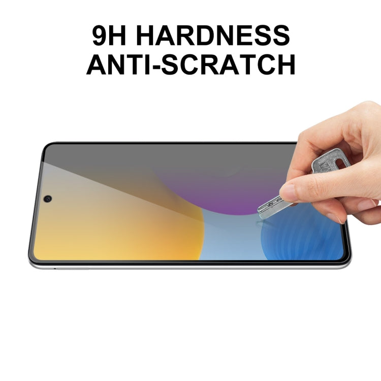 For Samsung Galaxy A73 5pcs ENKAY 28 Degree Anti-peeping Tempered Glass Full Screen Film - Galaxy Tempered Glass by ENKAY | Online Shopping UK | buy2fix